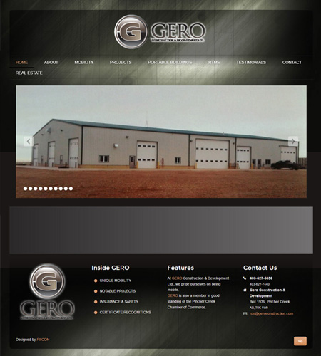 Website Design Gero Construction
